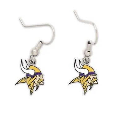 NFL Minnesota Vikings Dangle Earrings By Aminico • $7