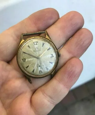 Milus Watch  Vintage 1960's Swiss 15 Jewels Sub-second For Parts Or Repair • $180