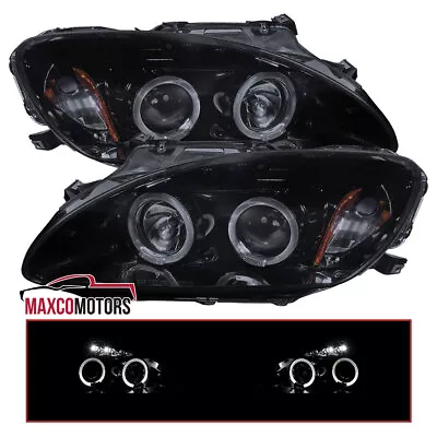 Smoke Projector Headlights Fits 2000-2003 Honda S2000 AP1 HID Type LED Halo Lamp • $169.49