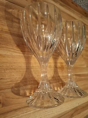 Vintage 1970s Mikasa Park Lane Wine Crystal 7  Glasses • $24.99