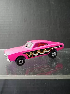 1/64 Matchbox Lesney Products 1971 Dodge Charger Dragster  Super Rare  Pink • $32.99