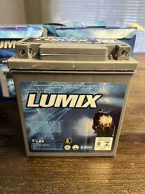 Motorcycle Battery AGM Sealed LUMIX Ytx7l-bs Pcx Xmax Sh 7ah • £38