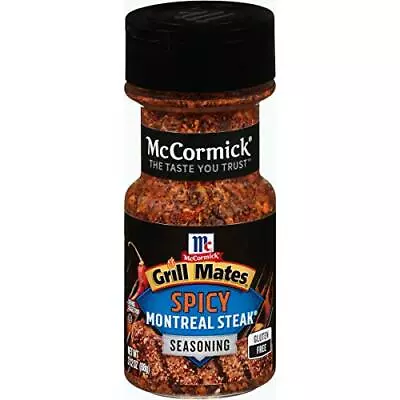 McCormick Grill Mates Spicy Montreal Steak Seasoning 3.12 Oz • $4.78