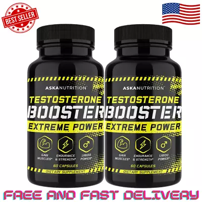 2 Pack Sculptnation TEST BOOST Max Build Muscle Men Testosterone Fat Weight Loss • $47.99