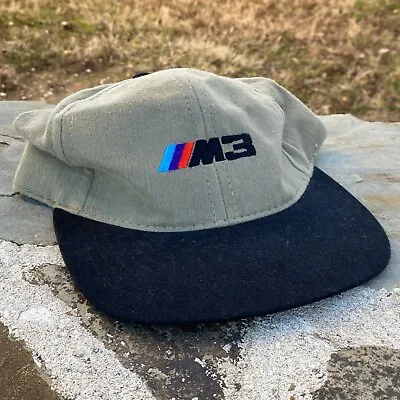 Vintage BMW Lifestyle M3 Strapback Hat Cap W/ Adjustable Strap *Made In USA* • $99.99