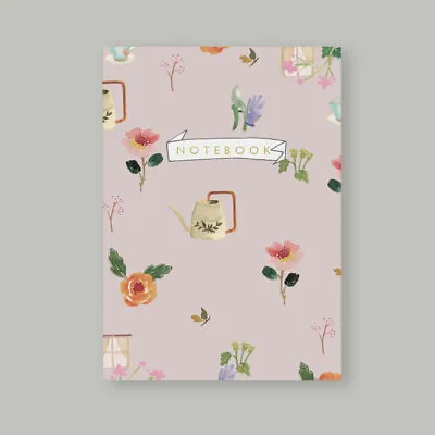 $25 • Buy A5 Bullet Dot Grid Journal Notebook 80 Pages 120gsm Roses Gardening AUS Made