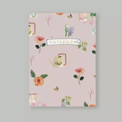 $25 • Buy A5 Bullet Dot Grid Journal Notebook 80 Pages 120gsm Roses Gardening AUS Made