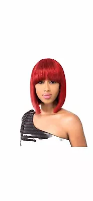 The Wig Brazilian Human Hair Blend Wig HH-Mimi Short Bob Red Wig • $20