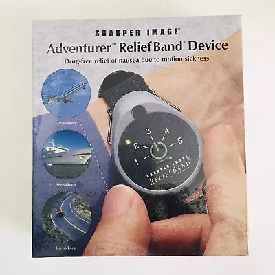 Sharper Image Adventurer Nausea Motion Sickness Relief Band Device  New Sealed • $67.45