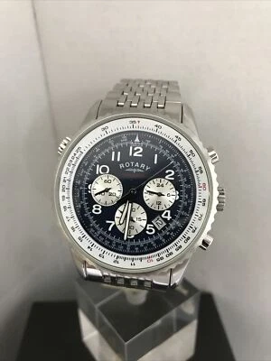 £129.99 • Buy Rotary Men’s Chronograph ,Chronospeed Stainless Steel Bracelet Watch GB0335/05