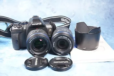 OLYMPUS E-620 Digital SLR Camera With Olympus 14-42mm 40-150mm Lenses #tested# • $450