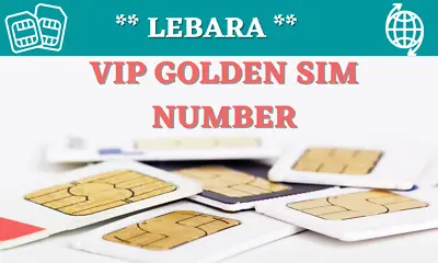 New Lebara Rare UK Phone Number VIP BUSINESS EASY MOBILE PHONE NUMBER SIM CARDS • £19.99