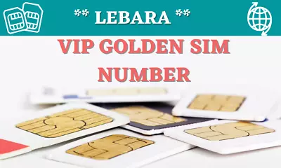 New Lebara Rare UK Phone Number VIP BUSINESS EASY MOBILE PHONE NUMBER SIM CARDS • £25.99