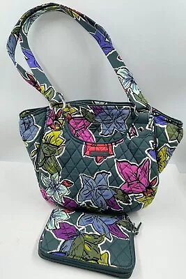 Vera Bradley Glenna Women's Handbag & Wallet Multicolor Floral Shoulder Bag • $38.49