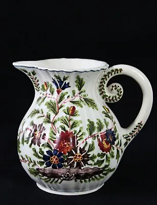 Antique Handpainted Ceramic Jug Pitcher Tichelaar Makkum Holland 15cm 5.9  • $60