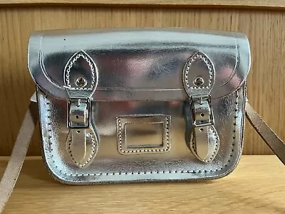 The Cambridge Satchel Company Mini Satchel In Silver Leather • £68