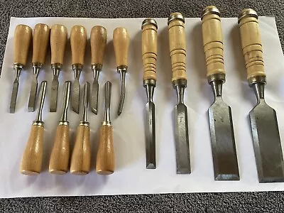 Wood Hand Carving And Chisel Set Of 14 • $15