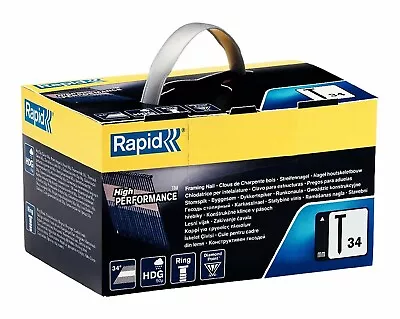 Rapid No.34 34-D Clipped Head Framing Nails 90mm  (Pack Of 800 # 5000797) • £39.76