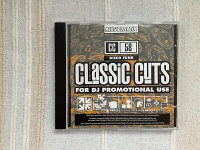 Classic Cuts Disco/Funk Number 58 Cd Album • £11.50