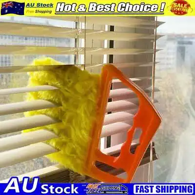 $8.26 • Buy Window Blinds Cleaning Brush Air Conditioner Shutter Dust Cleaner (Orange)