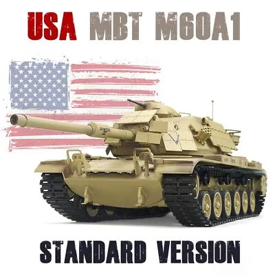 1/16 2.4G RC Remote Control RTR Tongde Smoke & Sound USA M60A1 Patton Tank • $214.99