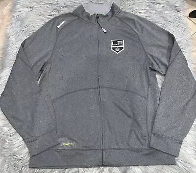 Reebok LA Kings Playdry Gray Jacket L • $45.99