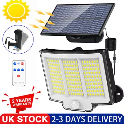 7000W LED Solar PIR Motion Sensor Wall Light Street Garden Security Lamp Outdoor • £11.59