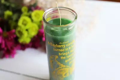 Bayberry 7 Day Ritual Candle Glass Jar - Money Luck New Year • £9.52