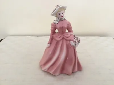 Florence Ceramics Figurine Pasadena California Pink Dress 6” Excellent Condition • $12.99