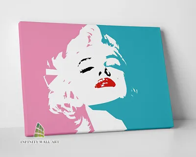 £9.41 • Buy MARILYN MONROE Pink Teal Canvas Art Wall Art Picture Print Fashion Decor -D161