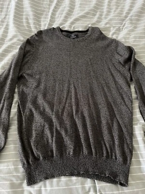 £1.75 • Buy BHS Atlantic Bay Mens Grey Cotton Knit Jumper XL Pullover Excellent Condition