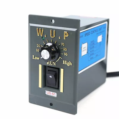 110V Single Phase Electric AC Gear Motor Variable Speed Controller 1:10 125RPM  • $68.40