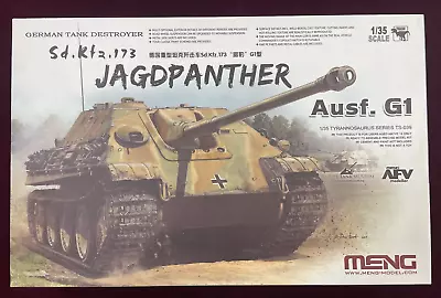 Jagdpanther Ausf. G1 SdKfz 173 -  1/35 Scale Meng Unassembled Kit#TS-039 • $44.99