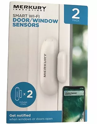 Merkury Innovations Smart Door And Window Sensors 2-Pack FREE SHIPPING • $20