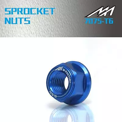 Blue CNC Rear Sprocket Nuts  For Kawasaki W650 (EJ650) 99-06 05 04 03 02 01 • $38.58
