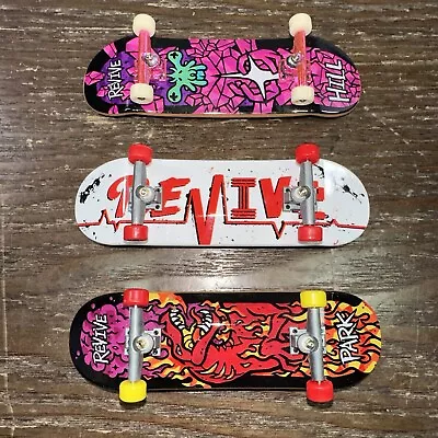 LOT OF 3 Tech Deck Revive Finger Board Skateboard Toy • $17.95