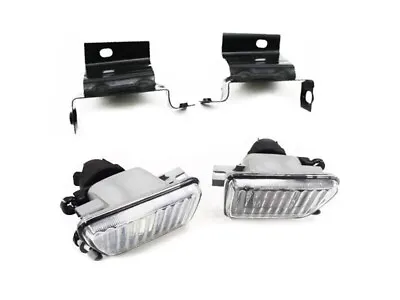 Front Fog Light Clear Glass Lens With Bracket For VW Golf Jetta MK2 Big Bumper • $93.99