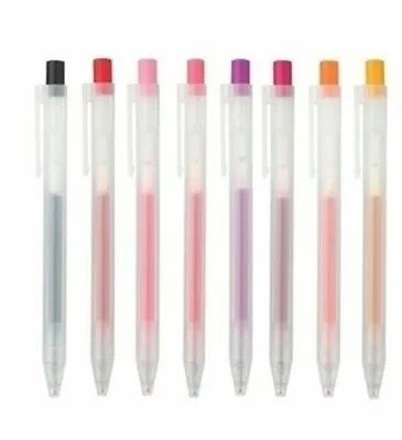 MUJI MoMA Gel-Ink 0.5mm Ballpoint Pen Retractable Select From 16 Colors Smooth • $10.49