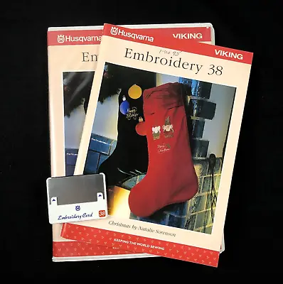 Christmas Embroidery Designs Card #38 For Husqvarna Viking Embroidery Machines • $69.95