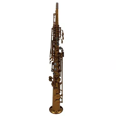 Eastern Music Cognac Mark VI Straight Soprano Saxophone Sax Soprano With Case • $399