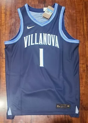 Nike NIKE Elite Villanova Wildcats Dri-Fit Basketball JERSEY #1 NAVY  • $79.99