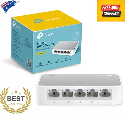 $29.49 • Buy TP-Link 5 Port Hubs 10/100Mbps Network Ethernet Switch Desktop Switch TL-SF1005D