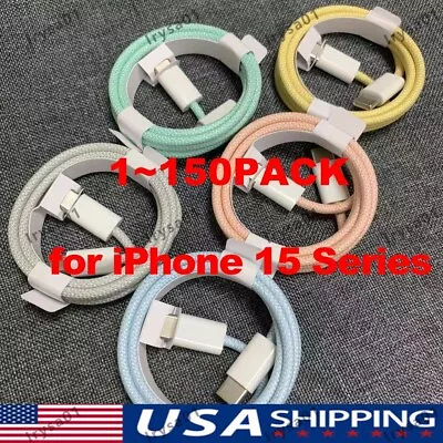 For IPhone 15 Pro Max USB-C To USB-C Cable Fast Charger Lot Type C Charging Cord • $352.98