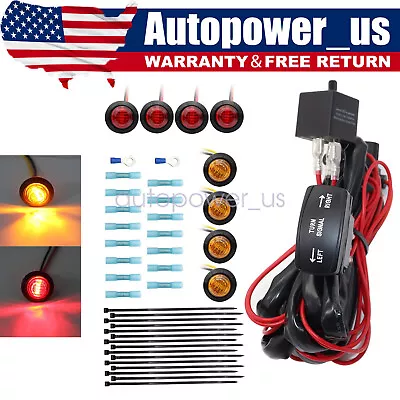 UTV ATV SXS LED Turn Signal Street Legal Kit For Polaris RZR Ranger General • $40.29