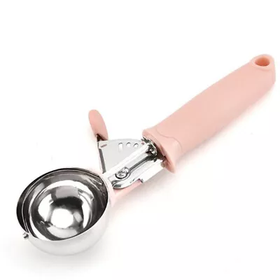 1x Stainless Steel Ice Cream Scoop Mash Potato Spoon Ball Scooper Kitchen Tool • £5.60