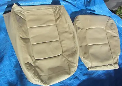 07-12 Volvo S80 3.2L V8 OEM Beige Driver Left Side Leather Seat Cover 2 Pieces. • $189.05