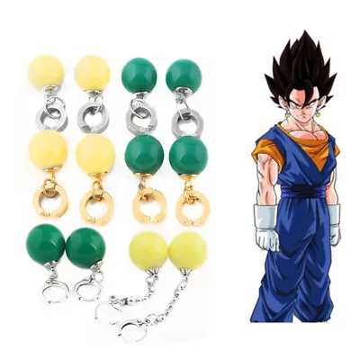 Anime Dragon Ball Supreme Kai Of Time Son Goku Zamasu Cosplay Pendant Earrings  • $4.69