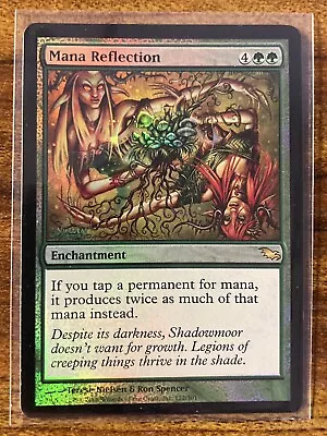 MTG✨MANA REFLECTION FOIL✨Shadowmoor MINT RARE Enchantment 2008 UNPLAYED • $126.50