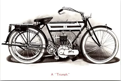 Postcard Antique Triumph Motorcycle C65 • $4.99