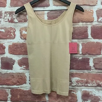 Yummie Tummie Heather Thompson Medium Large Top Tan Nude Shapewear Shaping Tank • £20.18